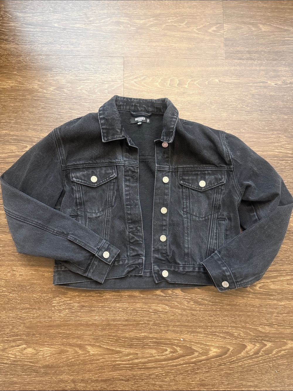 Missguided Black Denim Jacket - Women's